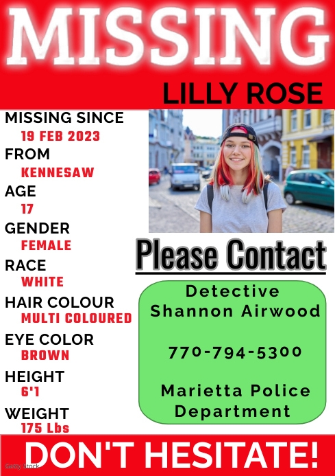 Missing Missing Person Flyer Many Missing Persons Never Make The Headlines.
