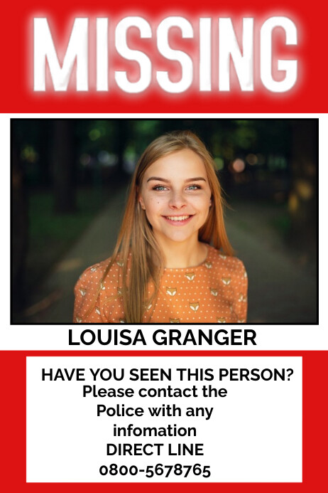 Missing Missing Person Flyer Many Missing Persons Never Make The Headlines.