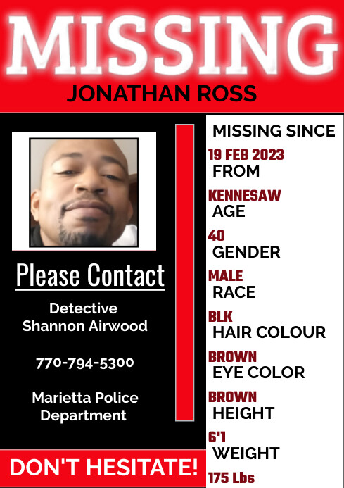 Missing Person Poster Template Missing Person Poster Template