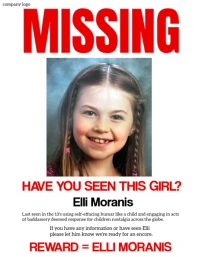 Missing persons Flyer (US Letter) template