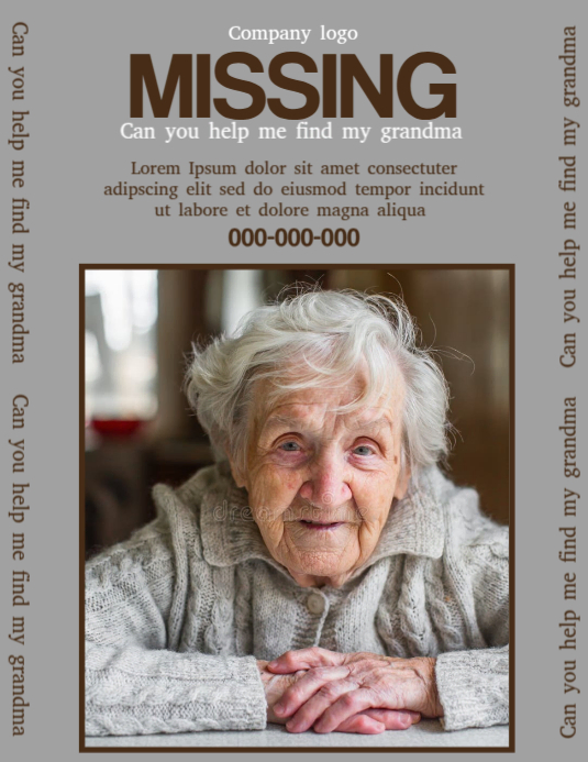 Copy of Missing report flyer | PosterMyWall