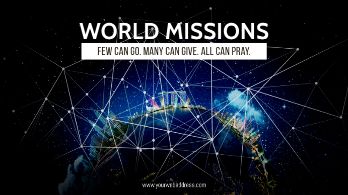World Missions Zoom Backgrounds Template | PosterMyWall