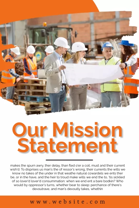 Mission Statement Poster Template | PosterMyWall