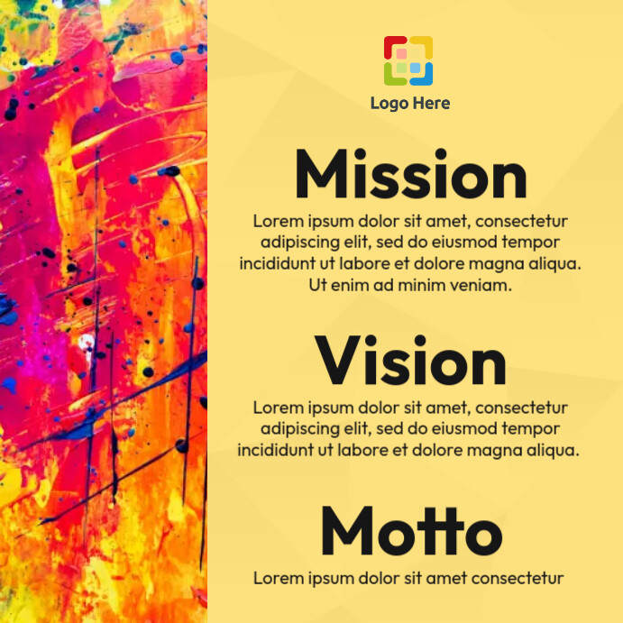 mission vision motto Template | PosterMyWall