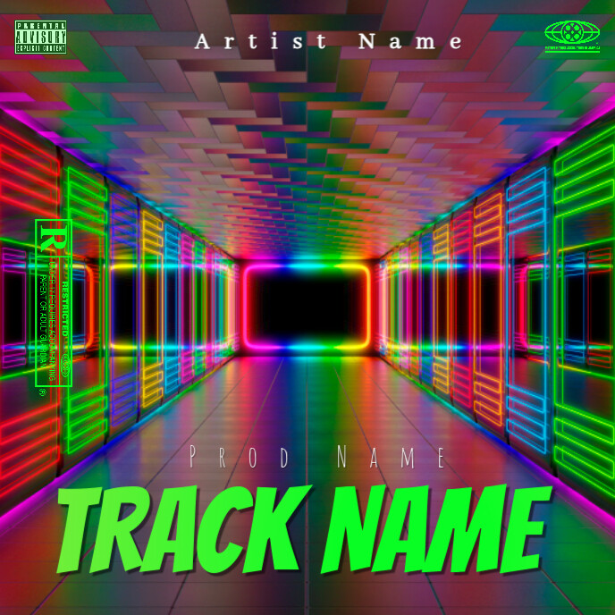 Mixtape Album Cover Capa de álbum template