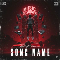 Mixtape album cover template