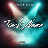 Black Music Track Promotion Albumcover Template