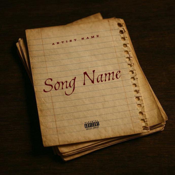 Mixtape Cover Album Cover Template PosterMyWall Mixtape Cover Album Cover Template PosterMyWall