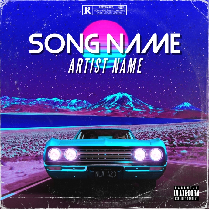 mixtape cover art album cd artwork Template PosterMyWall