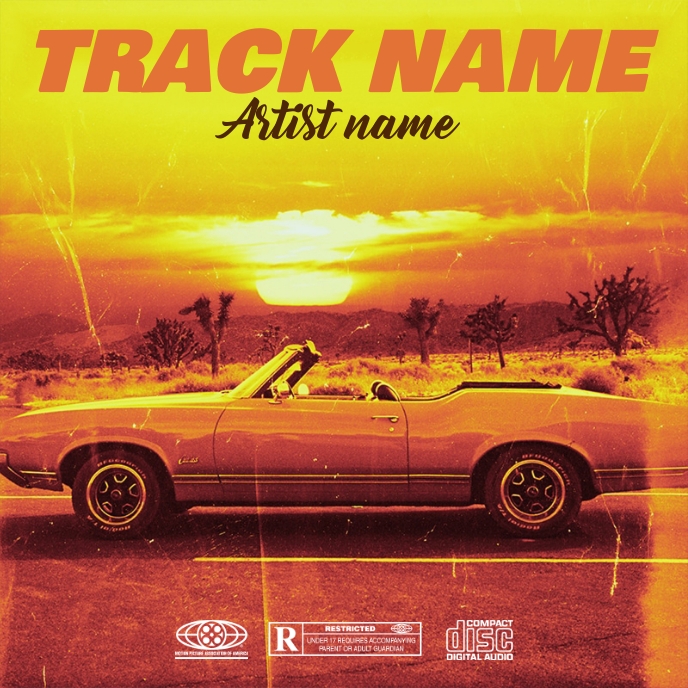 mixtape cover art album cd artwork Template PosterMyWall