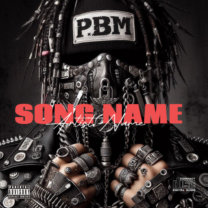 Mixtape cover template