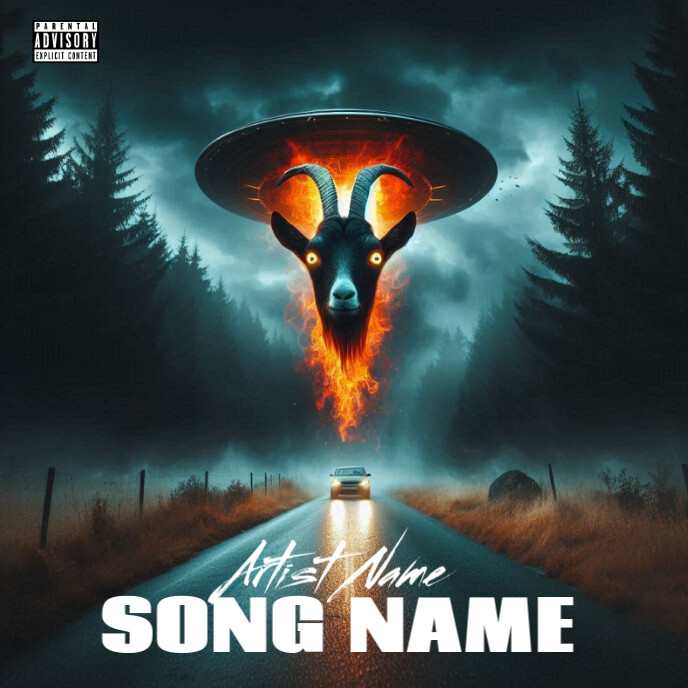 Mixtape cover template