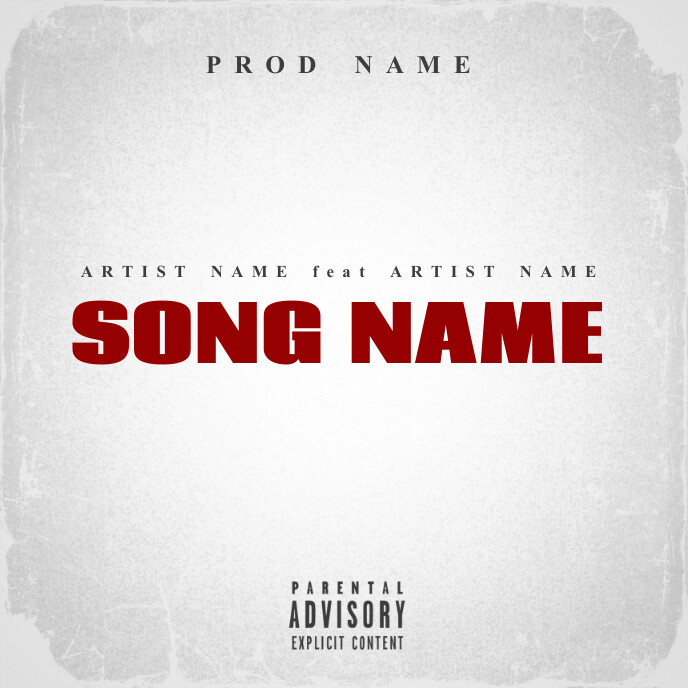 mixtape cover template