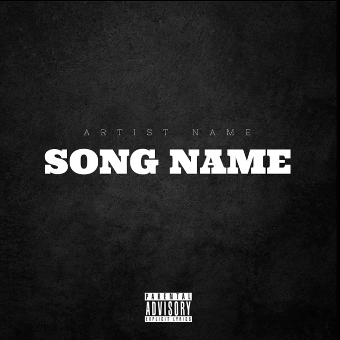 Mixtape Cover Template PosterMyWall