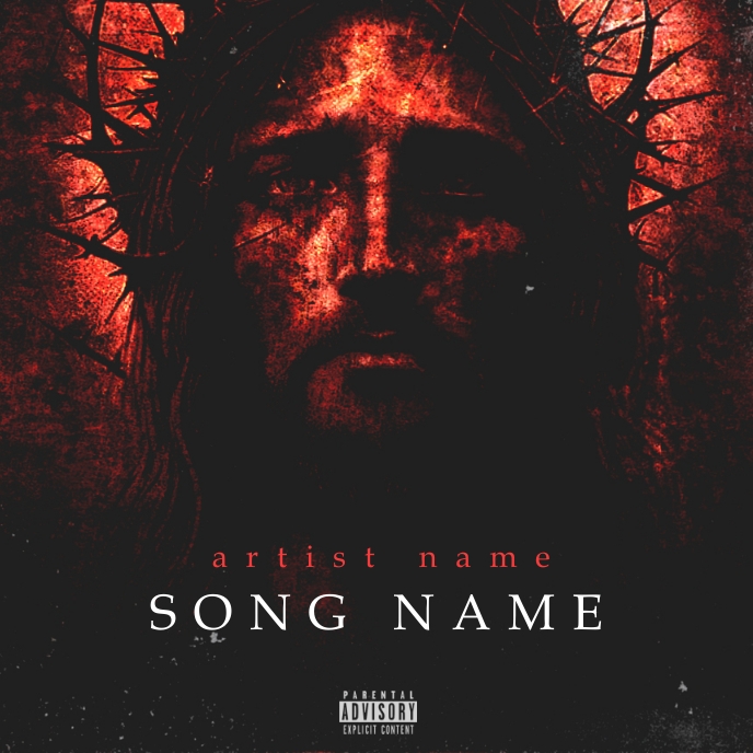 mixtape cover Template PosterMyWall