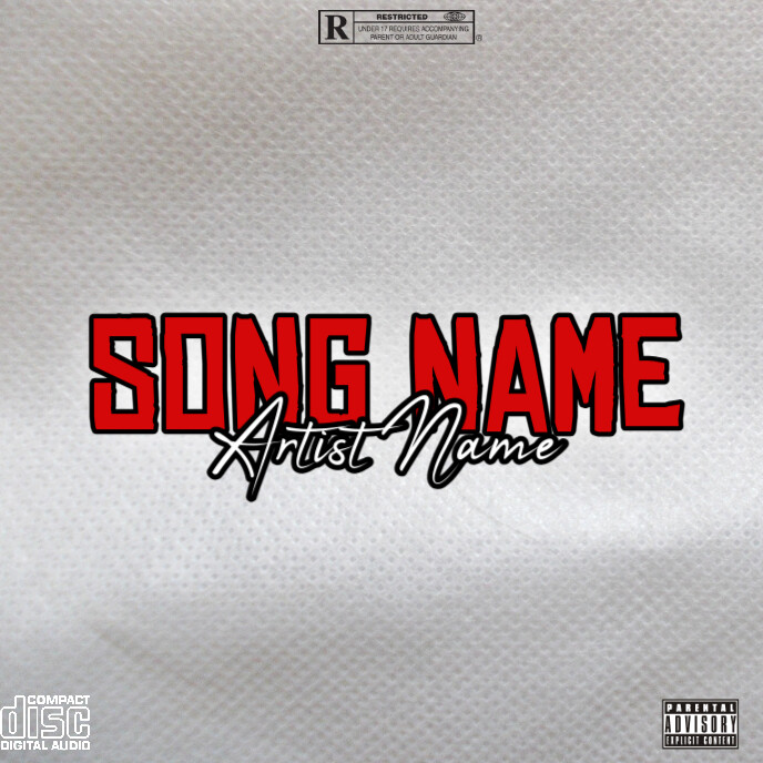 Mixtape cover template