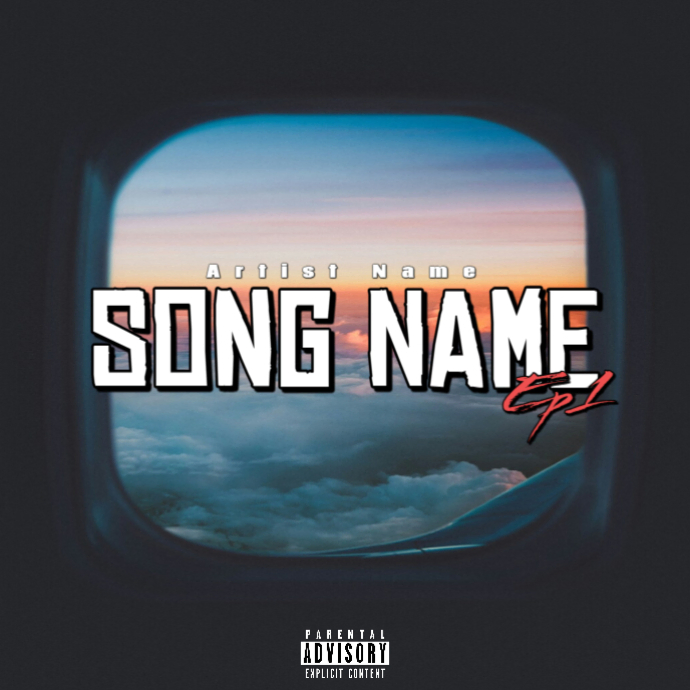 Mixtape cover Template PosterMyWall