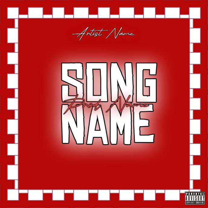 Mixtape cover Album Omslag template