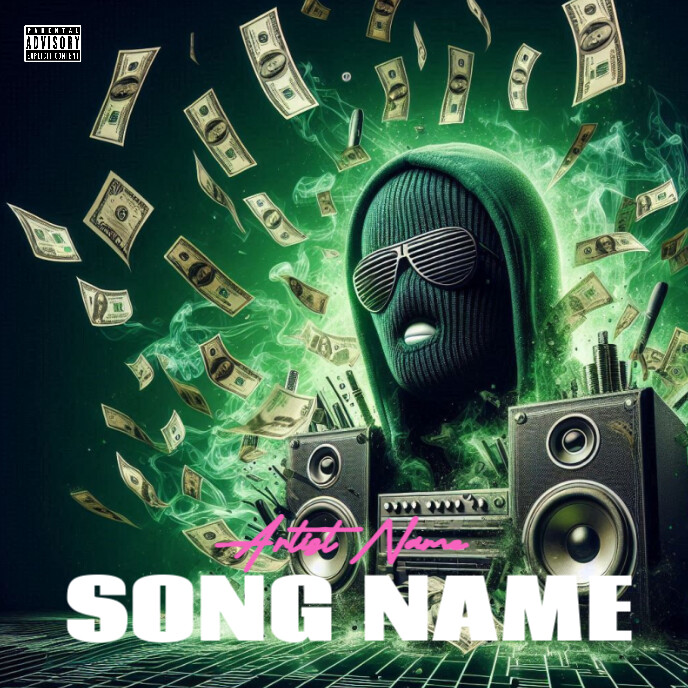 Mixtape cover Template PosterMyWall