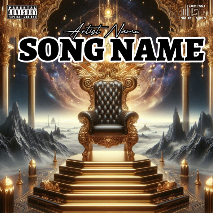 Mixtape cover Template PosterMyWall