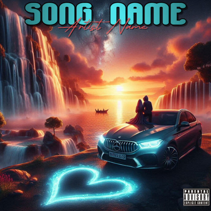 Mixtape cover Template PosterMyWall