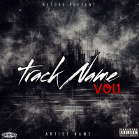 Mixtape cover template