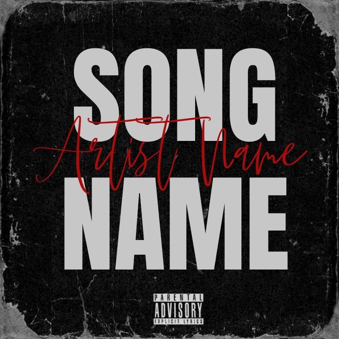 mixtape cover Template PosterMyWall