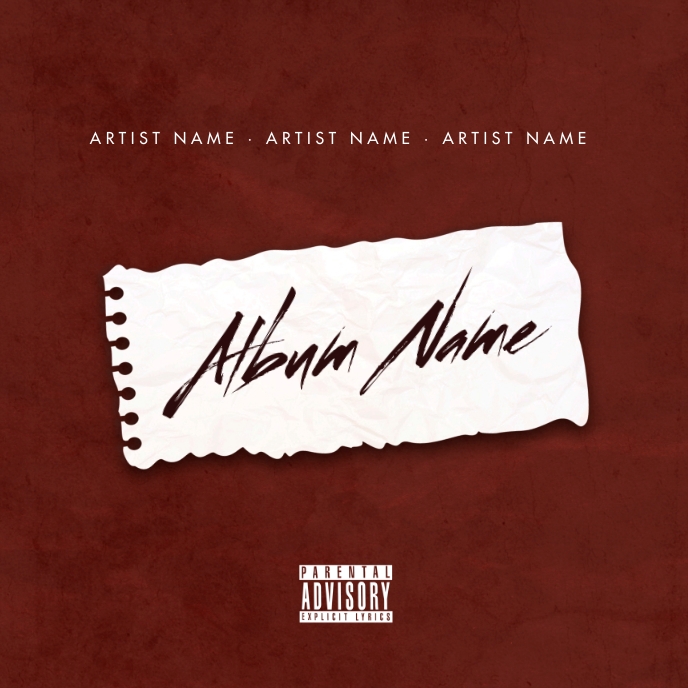 mixtape cover Template PosterMyWall