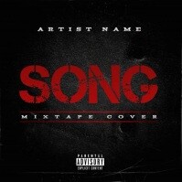 mixtape cover template