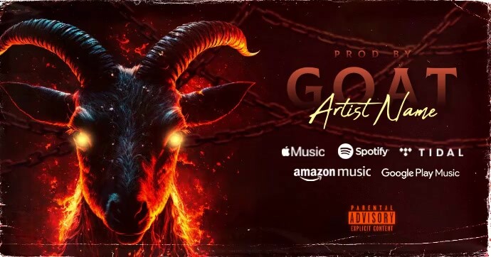 mixtape cover goat ( facebook ) Obraz udostępniany na Facebooku template