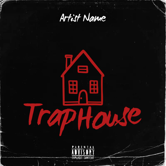 mixtape cover trap house Template PosterMyWall