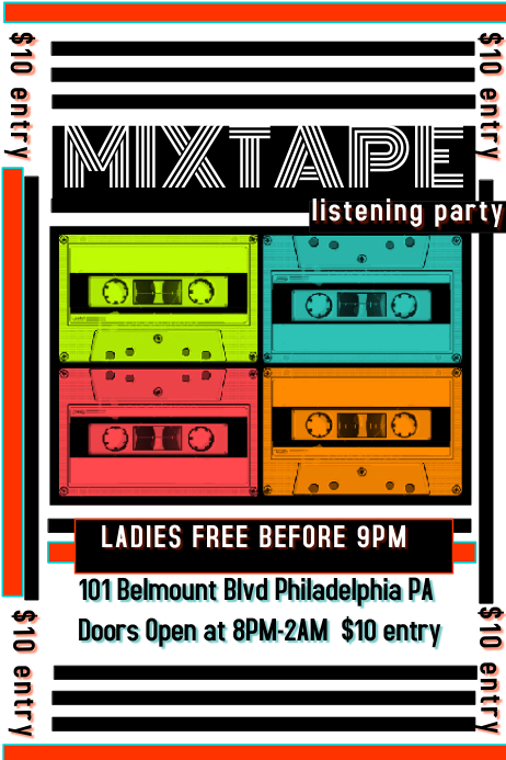 Mixtape Template PosterMyWall