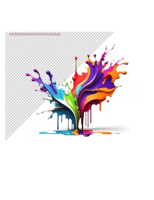 Mixture color Flyer (US Letter) template