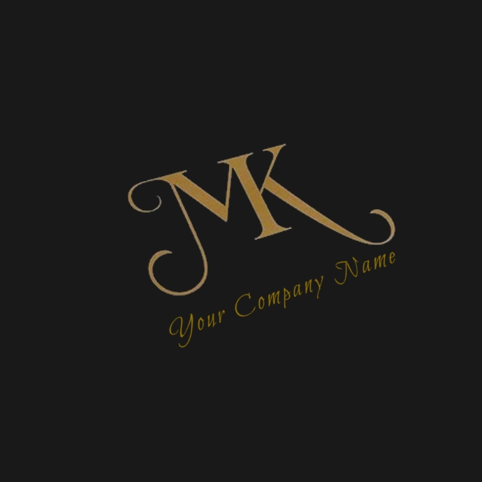 MK logo Design Template | PosterMyWall