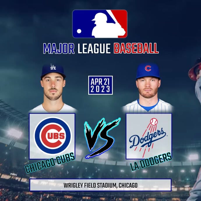 MLB, MAJOR LEAGUE BASEBALL Template | PosterMyWall