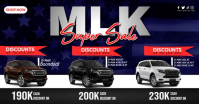 MLK Car Super Sale Facebook Shared Image template