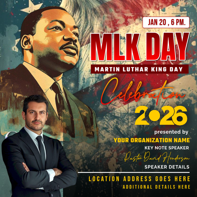 mlk day celebration Template | PosterMyWall