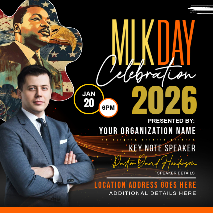 mlk day celebration Template | PosterMyWall