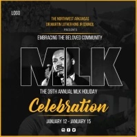 MLK Day Celebration Post Template