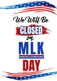 MLK Day closed A1 template