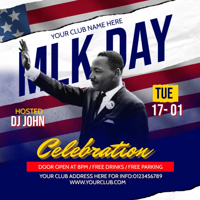 MLK DAY Template PosterMyWall