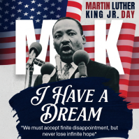 MLK Day Instagram na Post template