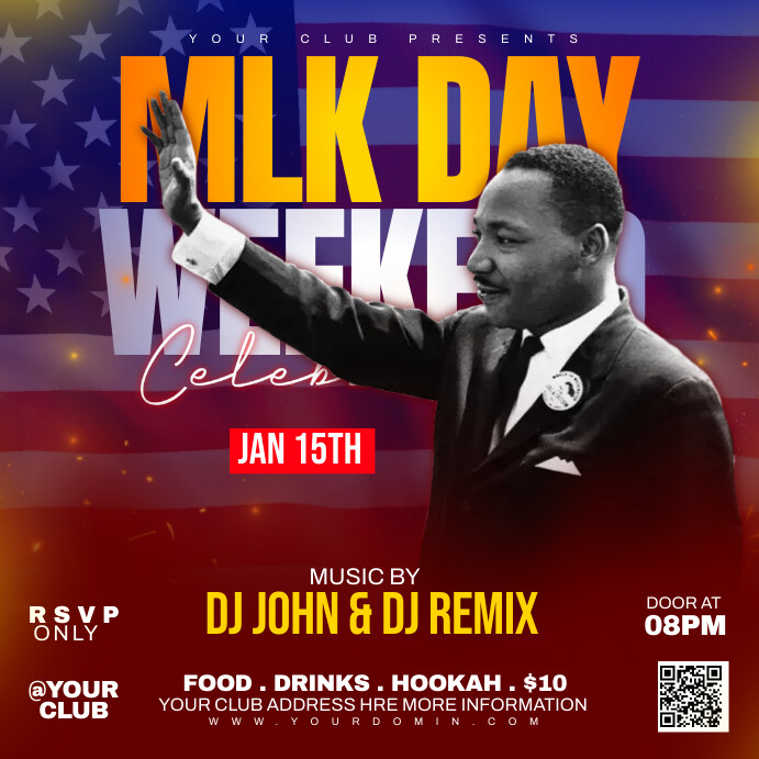 Plantilla de Mlk day | PosterMyWall