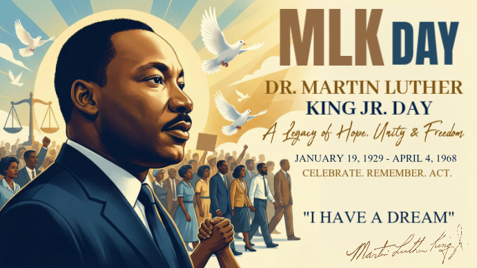 MLK Day Template | PosterMyWall