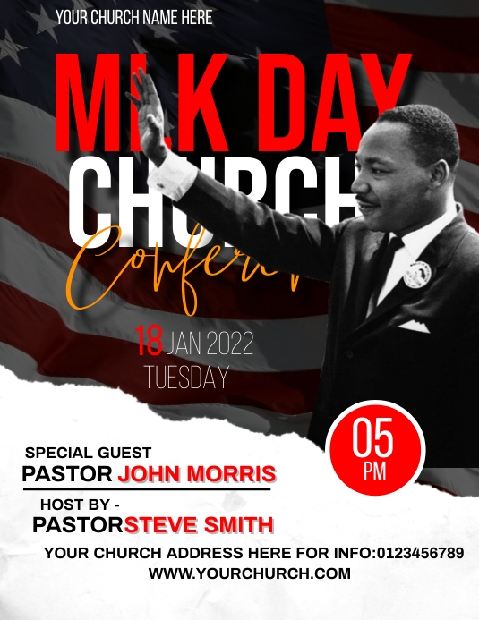 Mlk day Template PosterMyWall