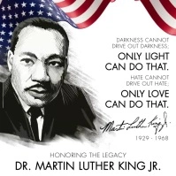 MLK Day Wpis na Instagrama template