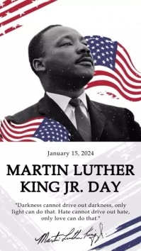 MLK Day Instagram Story template