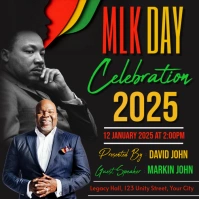 MLK Day Instagram Post template