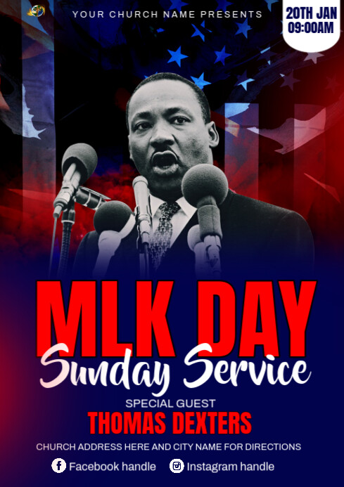 MLK Day Template | PosterMyWall