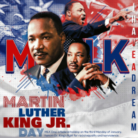 MLK Day Publicación de Instagram template